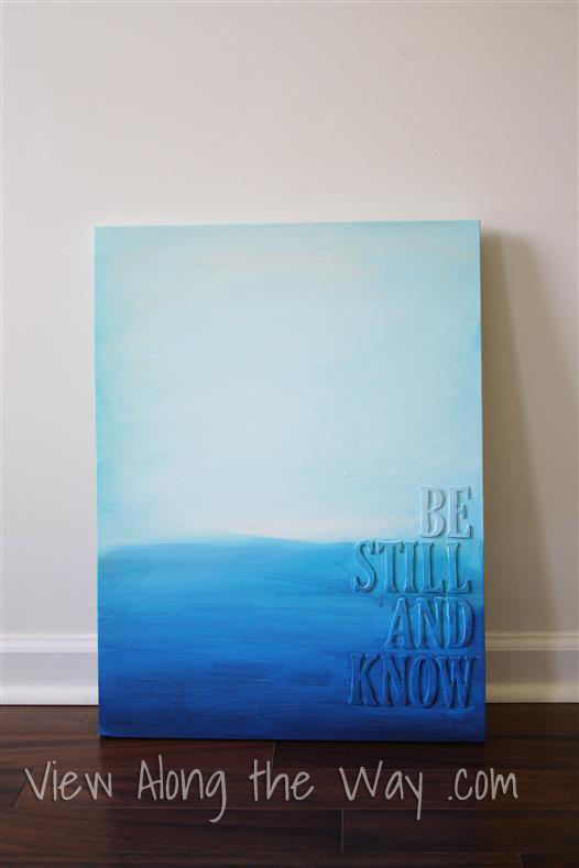 DIY- How to paint personalized quotes onto canvas