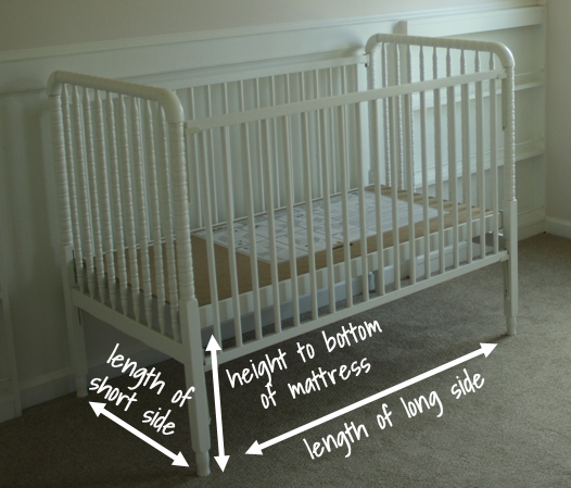 what is standard cot size