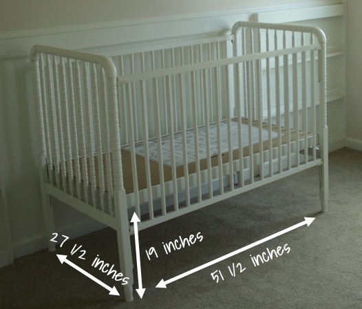 crib dimensions in inches