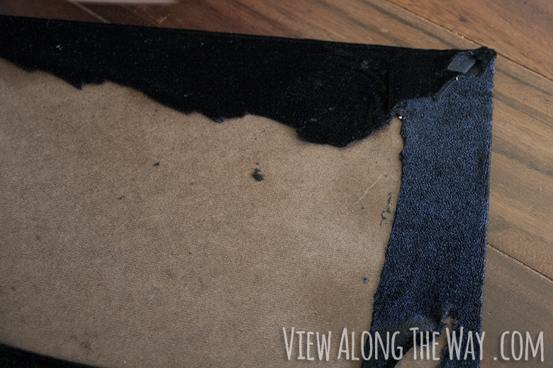 DIY Velvet Drawer Liners Tutorial: how to make velvet drawer lining!