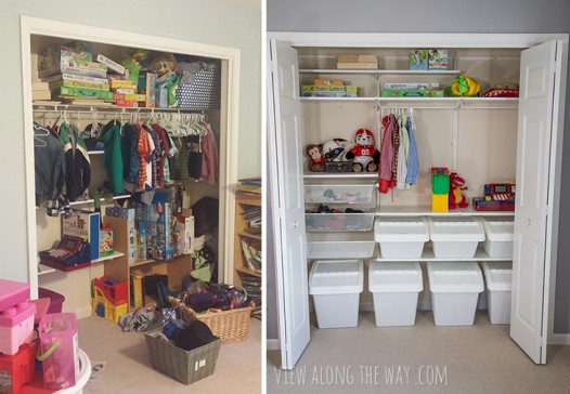 Weston's closet upgrade - * View Along the Way